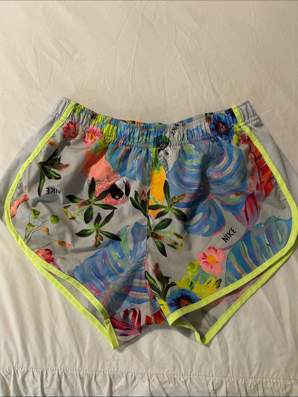 Nike Women's Tropical Floral Athletic Shorts